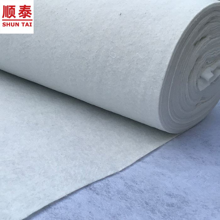 180gsm staple fiber needle punched geotextile